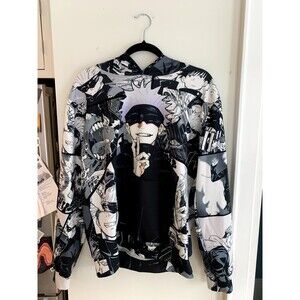 Jujitsu Kaisen Hoodie Size Medium Comfortable Lightly Used